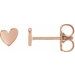 Asymmetric Heart Earrings
