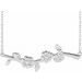 Floral-Inspired Bar Necklace or Center
