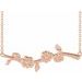 Floral-Inspired Bar Necklace or Center