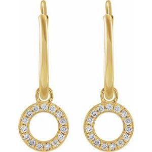 Initial Hoop Earrings