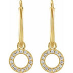 Initial Hoop Earrings
