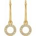 Initial Hoop Earrings