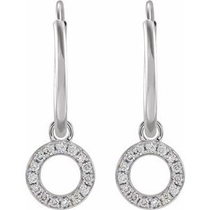 Initial Hoop Earrings