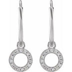 Initial Hoop Earrings