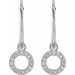 Initial Hoop Earrings