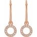 Initial Hoop Earrings
