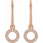 Initial Hoop Earrings