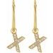 Initial Hoop Earrings