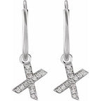 Initial Hoop Earrings