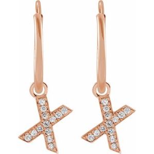 Initial Hoop Earrings