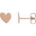 Asymmetric Heart Earrings