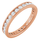 Channel-Set Eternity Band