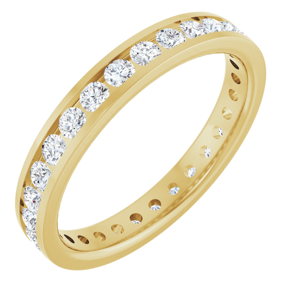 Channel-Set Eternity Band