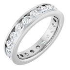 Channel-Set Eternity Band