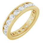 Channel-Set Eternity Band