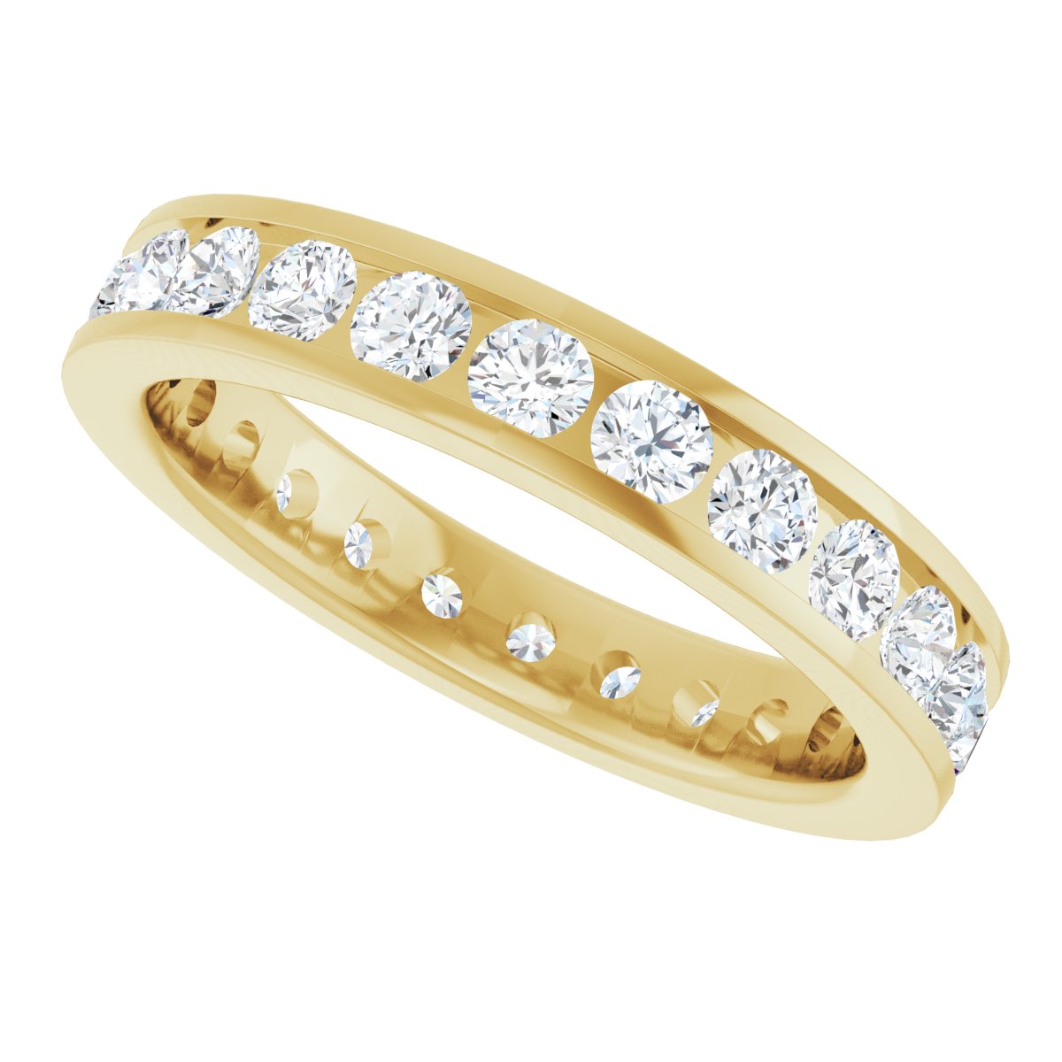 Channel-Set Eternity Band