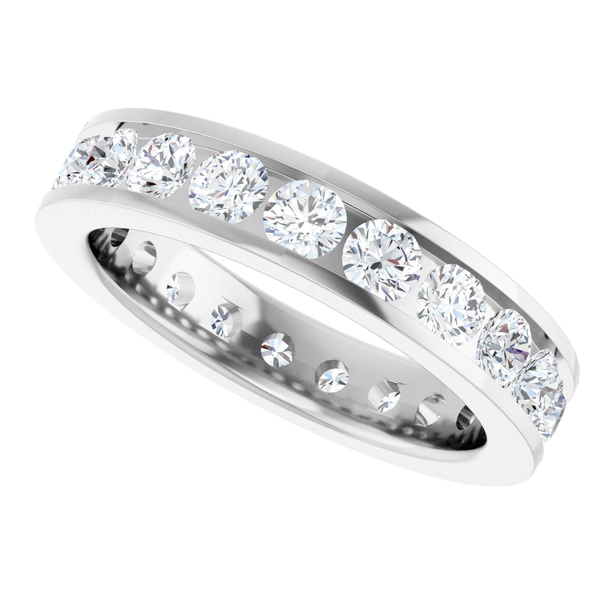 Channel-Set Eternity Band