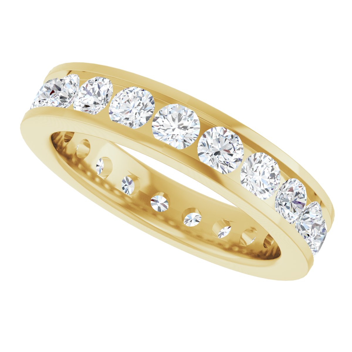 Channel-Set Eternity Band