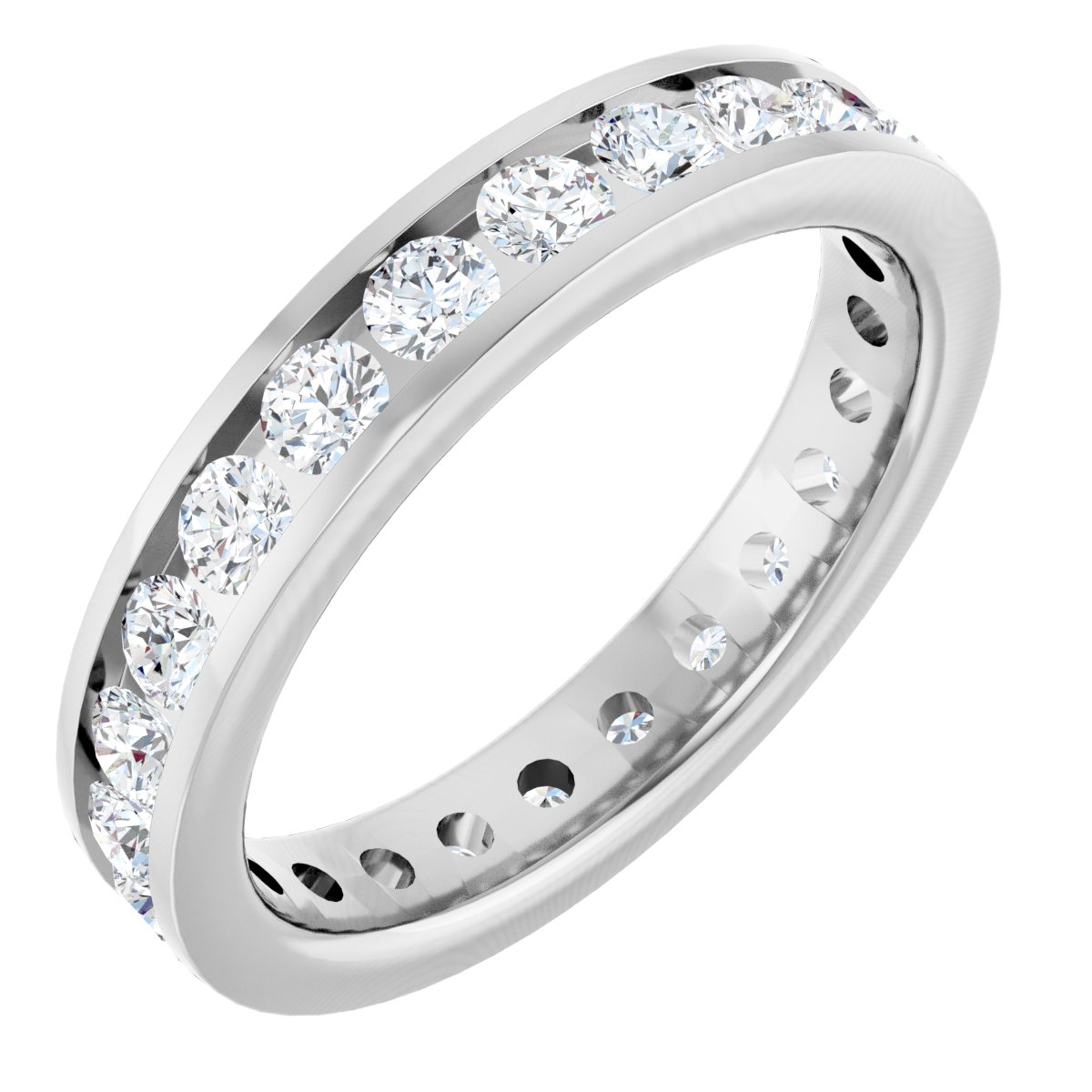 Channel-Set Eternity Band