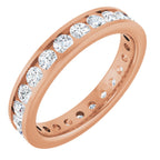 Channel-Set Eternity Band