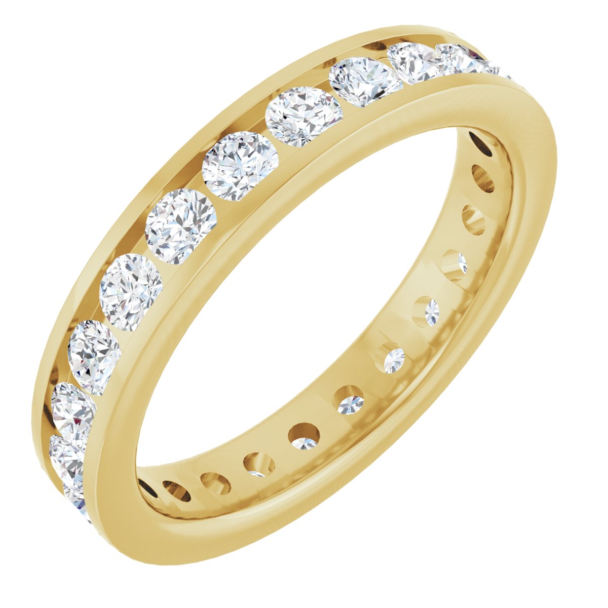 Channel-Set Eternity Band
