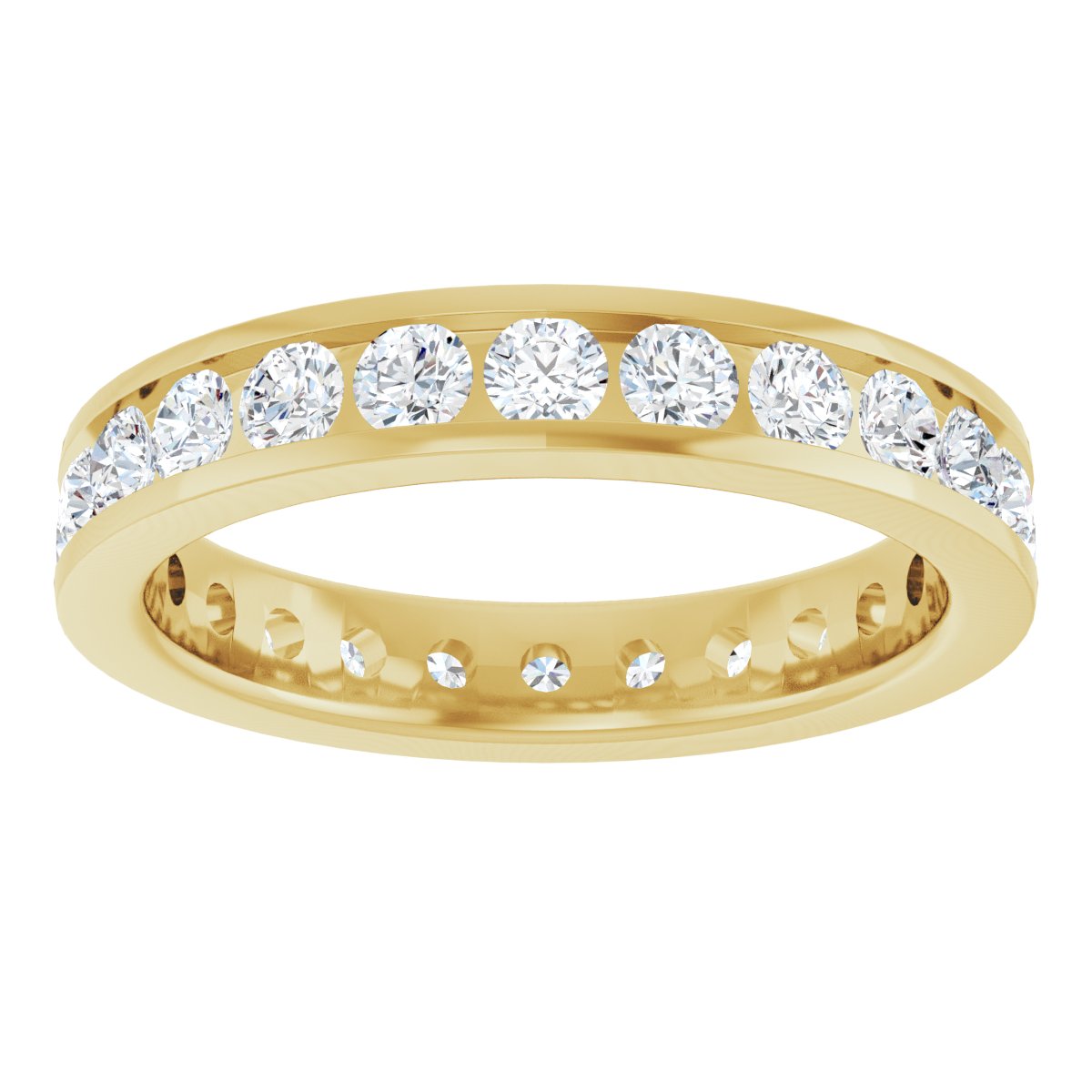 Channel-Set Eternity Band