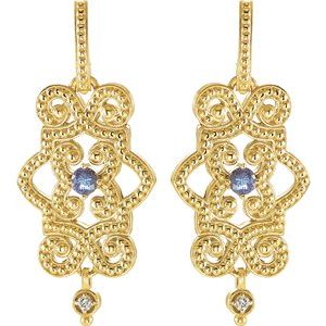 Granulated Earrings