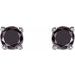 Round 4-Prong Lightweight Stud Earrings