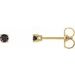 Round 4-Prong Lightweight Stud Earrings