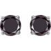 Round 4-Prong Lightweight Stud Earrings