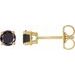 Round 4-Prong Lightweight Stud Earrings