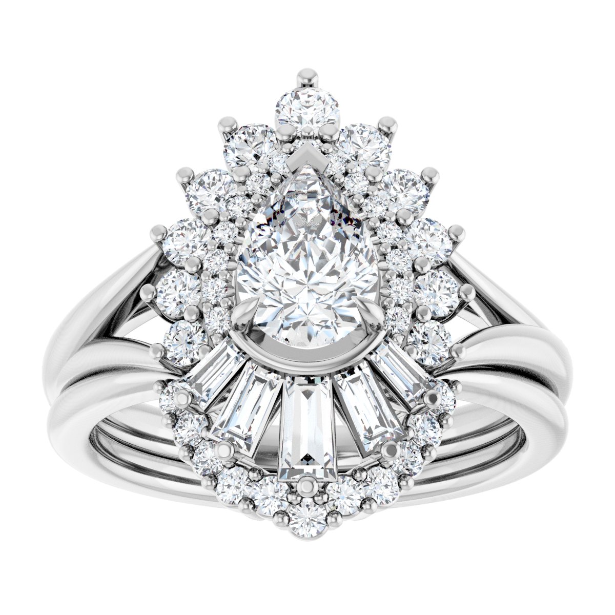Halo-Style Engagement Ring or Band