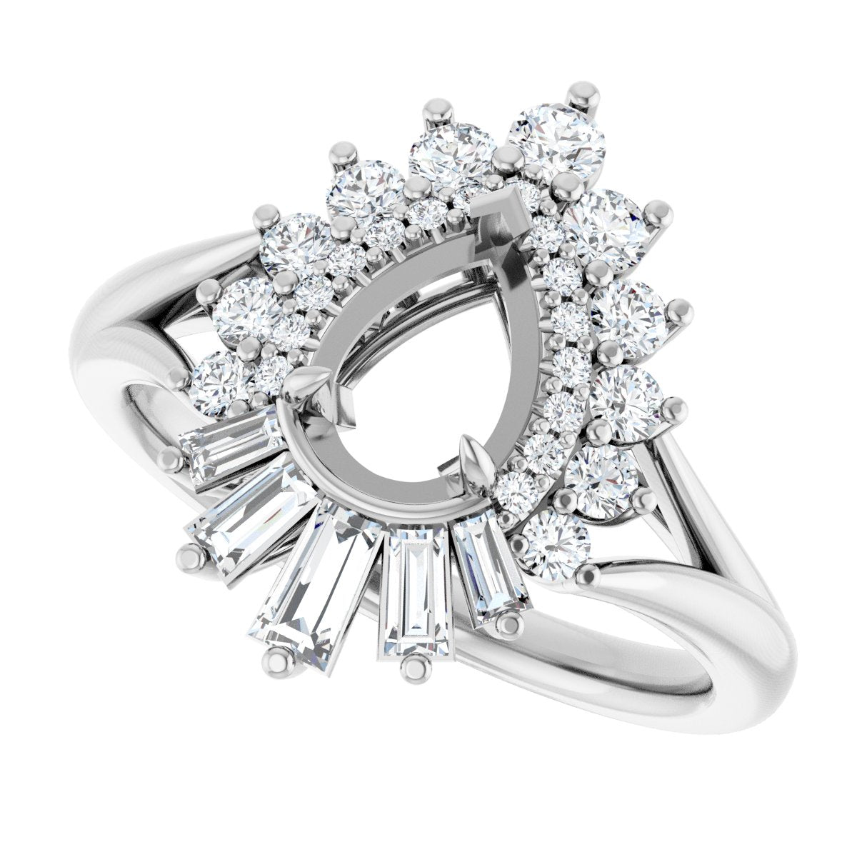 Halo-Style Engagement Ring or Band