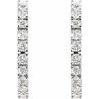 Accented Hoop Earrings