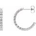 Accented Hoop Earrings
