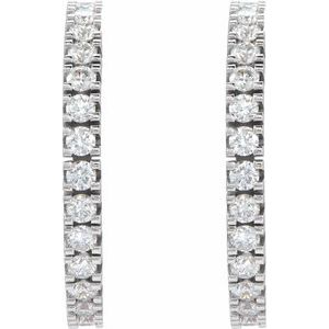 Accented Hoop Earrings