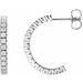 Accented Hoop Earrings