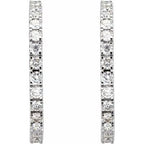 Accented Hoop Earrings