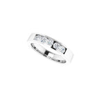 Channel-Set Five-Stone Anniversary Band