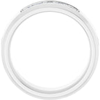 Beveled-Edge Five-Stone Band