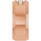 Beveled-Edge Five-Stone Band
