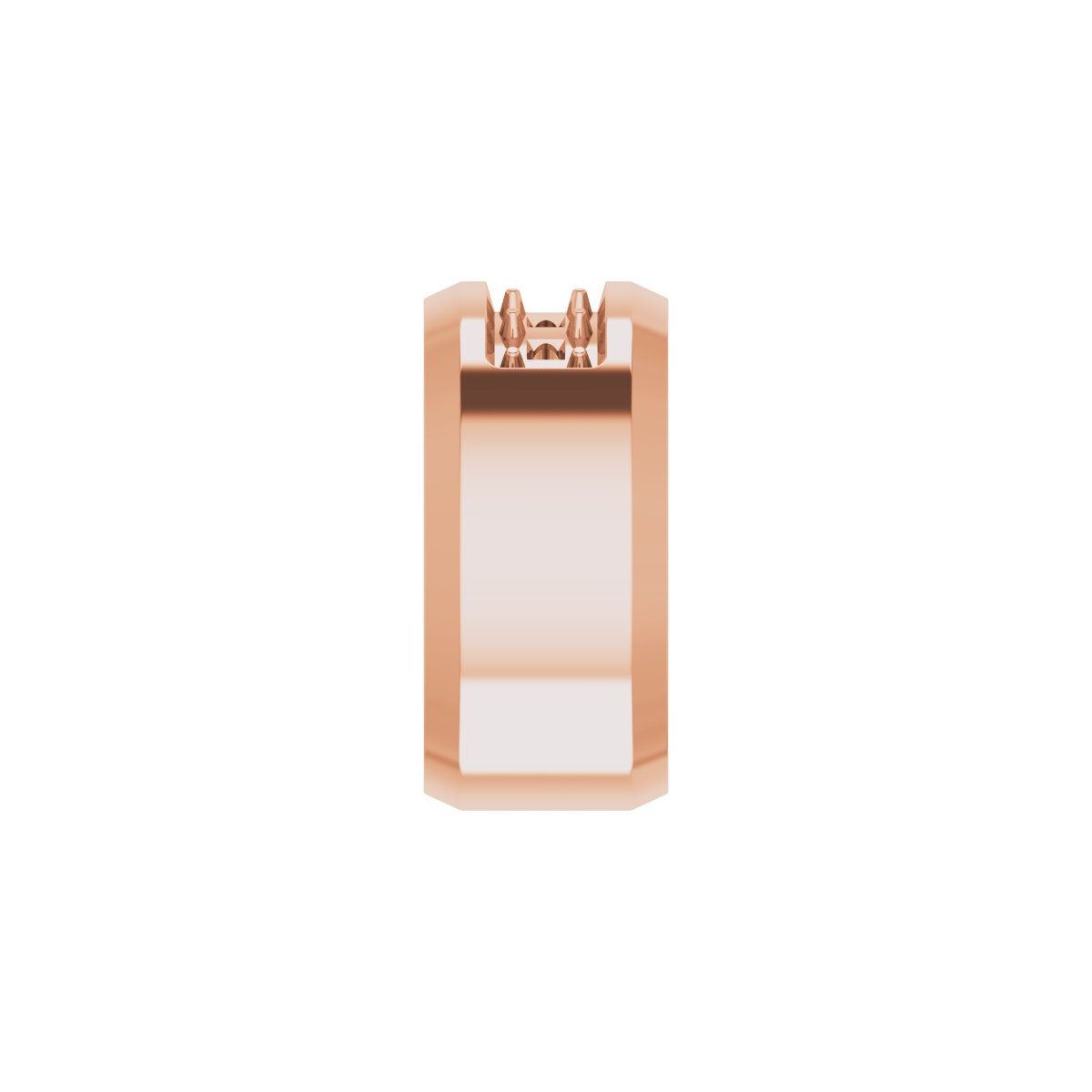 Beveled-Edge Five-Stone Band