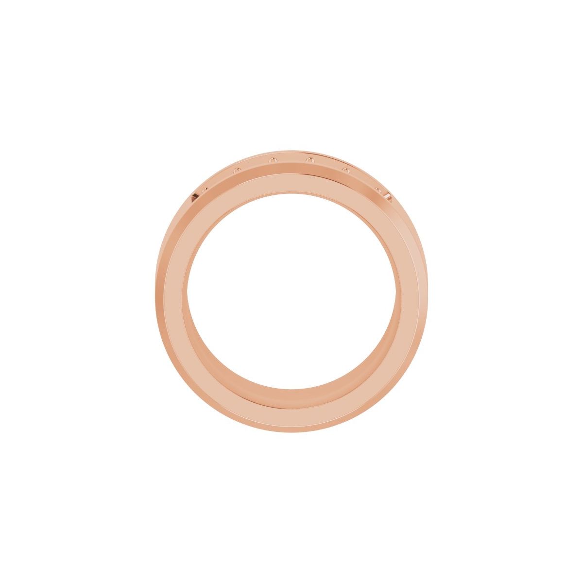 Beveled-Edge Five-Stone Band