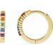 Rainbow Huggie Earrings