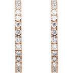 Accented Hoop Earrings