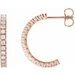 Accented Hoop Earrings