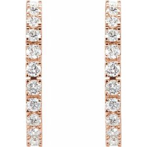 Accented Hoop Earrings