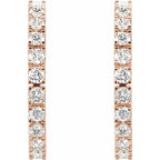 Accented Hoop Earrings