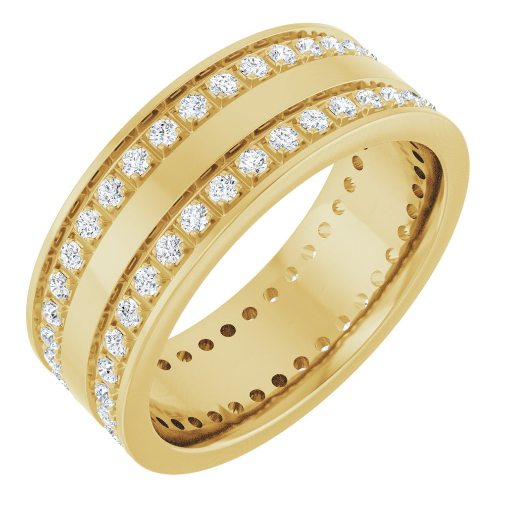 Double Row Accented Band