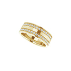 Double Row Accented Band